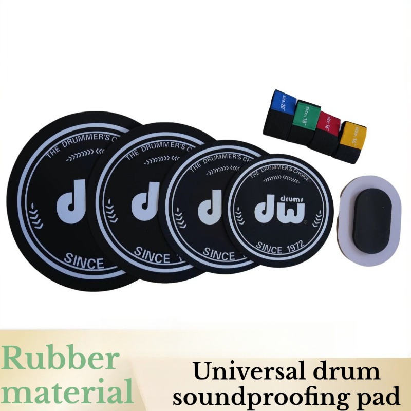Drum Practice Pad - Pad Peredam Drum Karet Tebal Anti