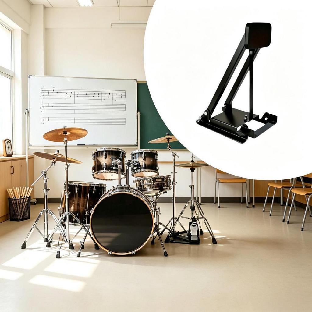 Drum Practice Pad - Pedal Latihan Bass Drum Berlapis Busa