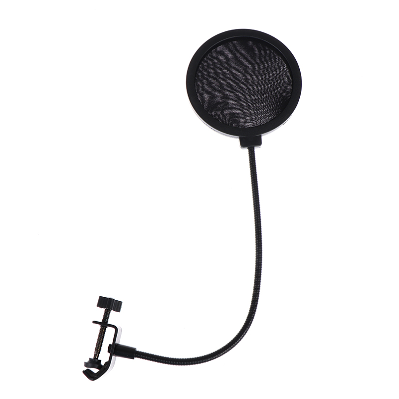 Recording Pop Filter - 1 Buah Filter Pop Mikrofon Lapisan
