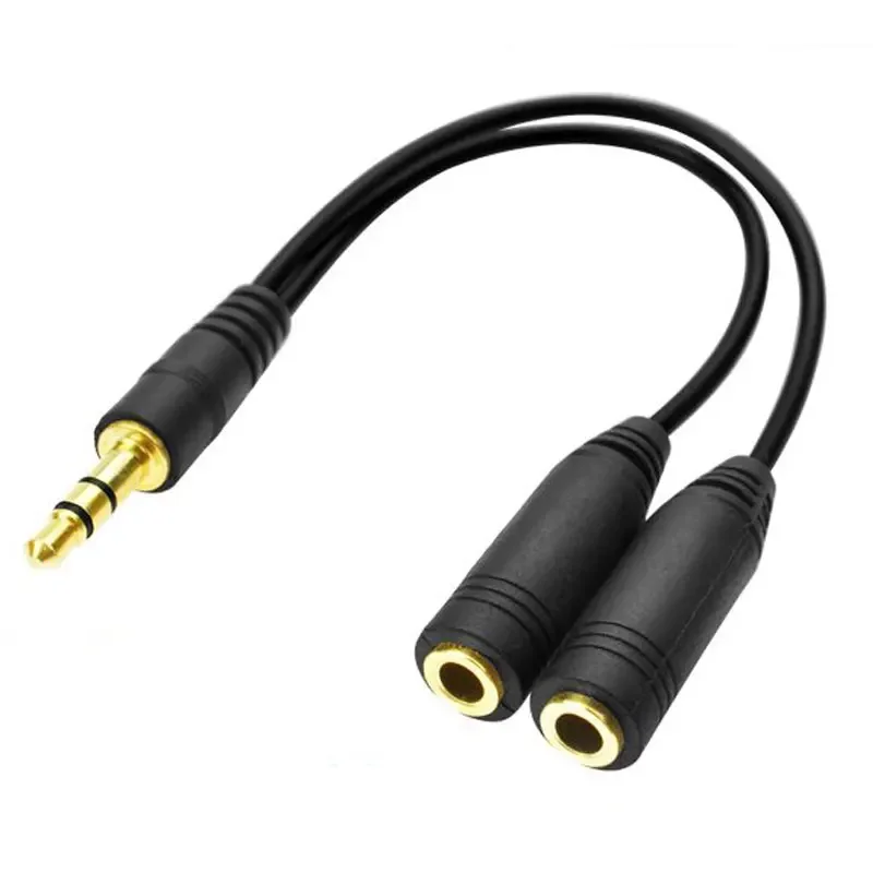 Headphone Splitter 3.5Mm Kabel - Audio Music Splitter ulasan dan harga