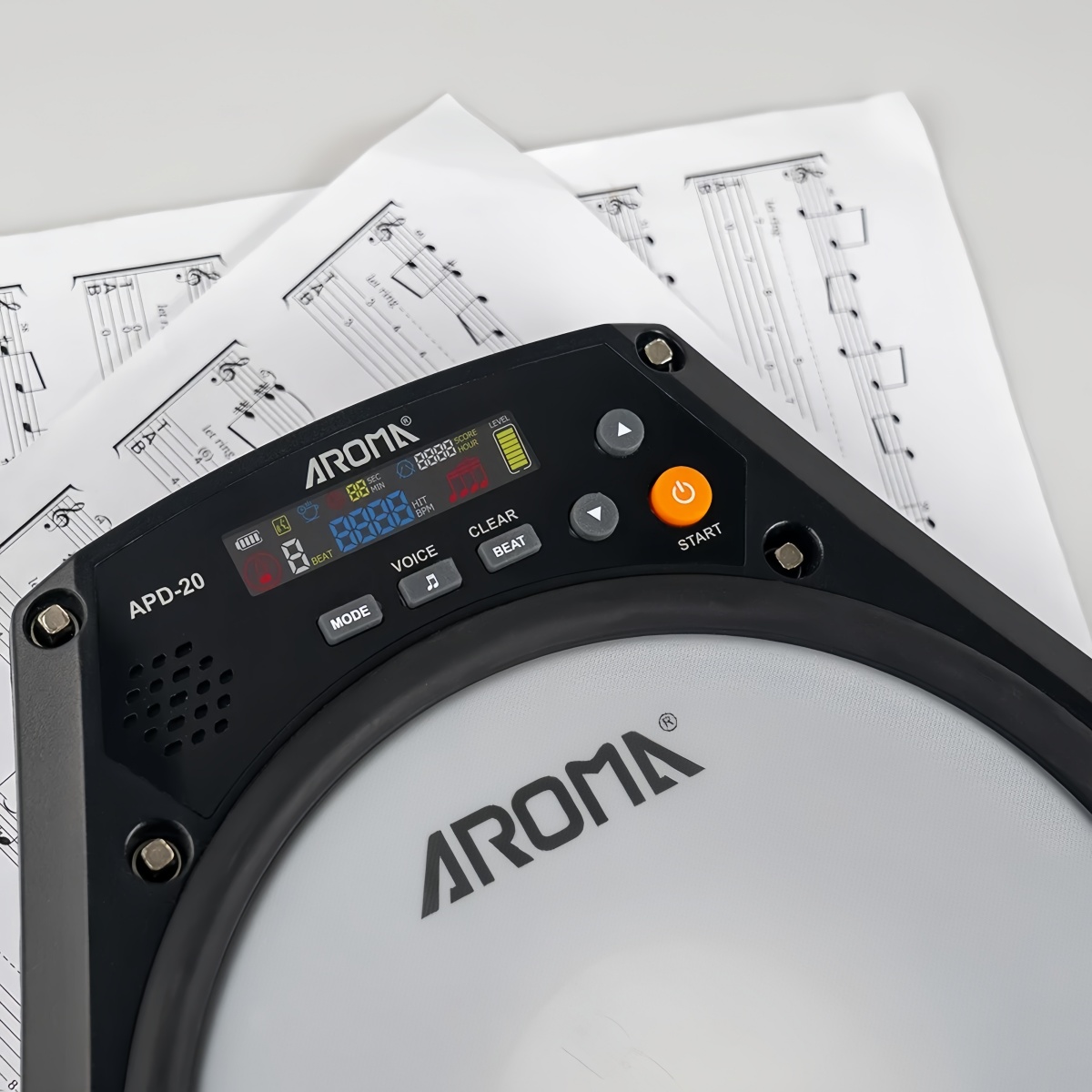 Aroma APD-20 Dumb Drum Pad Per - Drum Practice Pad ulasan dan harga