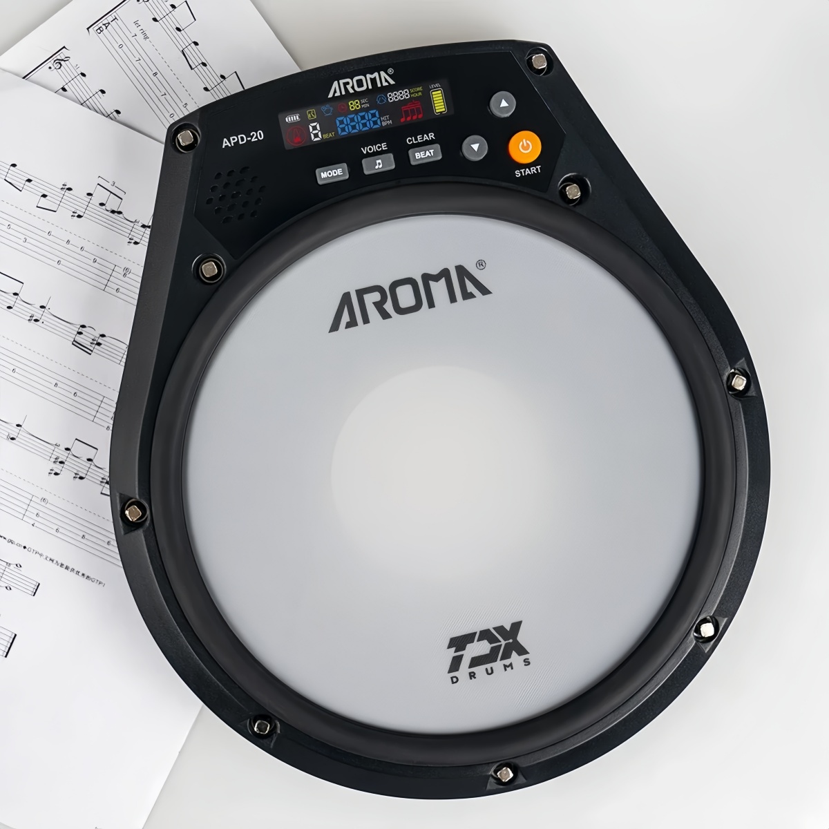 Aroma APD-20 Dumb Drum Pad Per - Drum Practice Pad ulasan dan harga