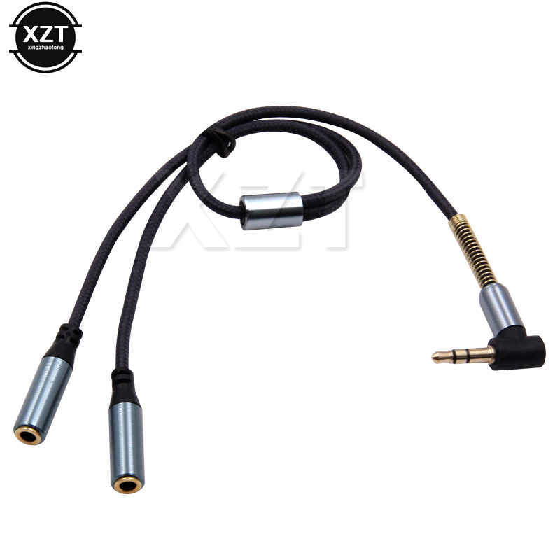 3.5Mm 1 Ke 2 Audio Aux Y Adapt - Audio Music Splitter ulasan dan harga