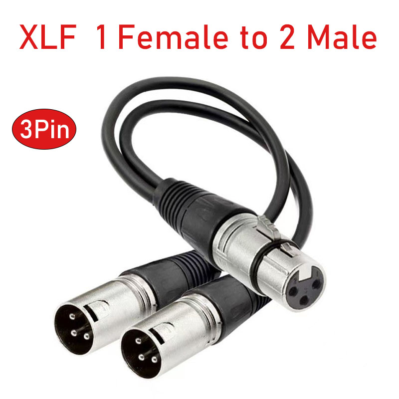 Kabel Splitter XLR 3 Pin Femal - Audio Music Splitter ulasan dan harga