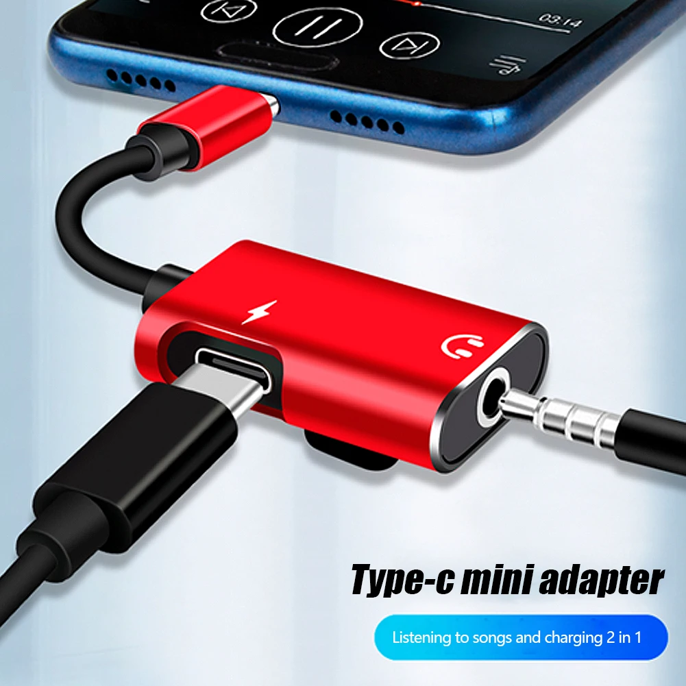 Adaptor USB-C 2-in-1 ke Jack 3 - Audio Music Splitter ulasan dan harga