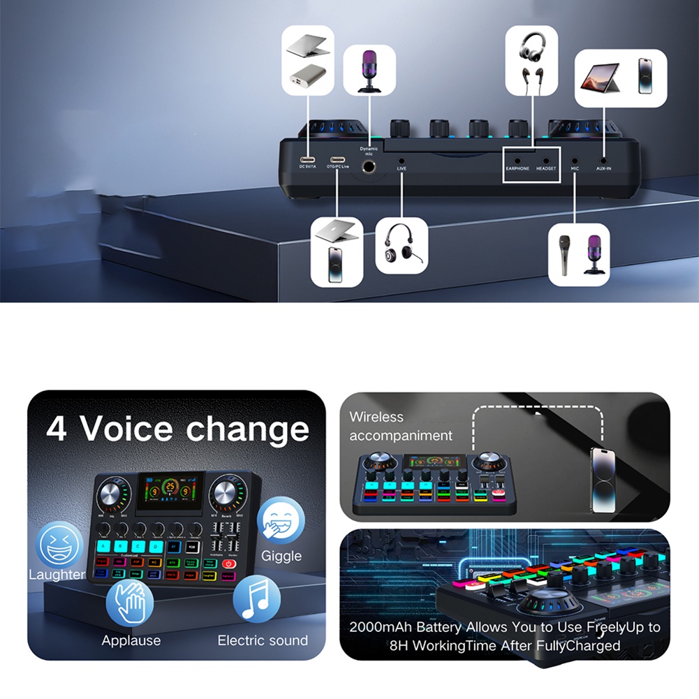 DTC5 Audio Mixer, Kartu Suara  - Audio Music Changer ulasan dan harga