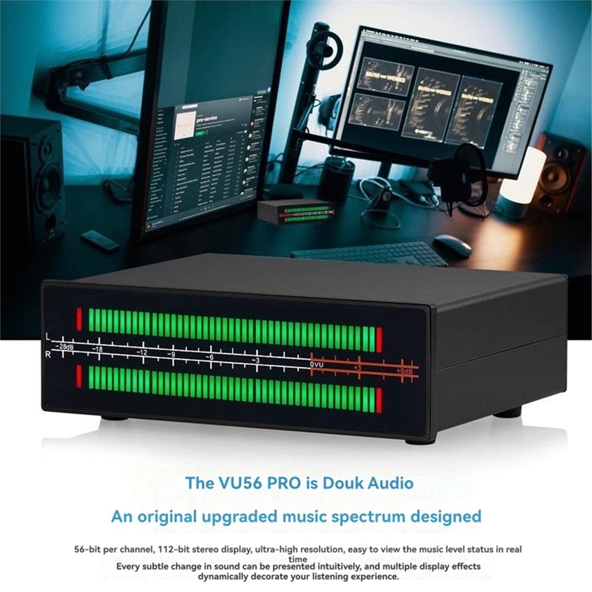 A40I VU56-PRO Penganalisis Spe - Audio Music Splitter ulasan dan harga