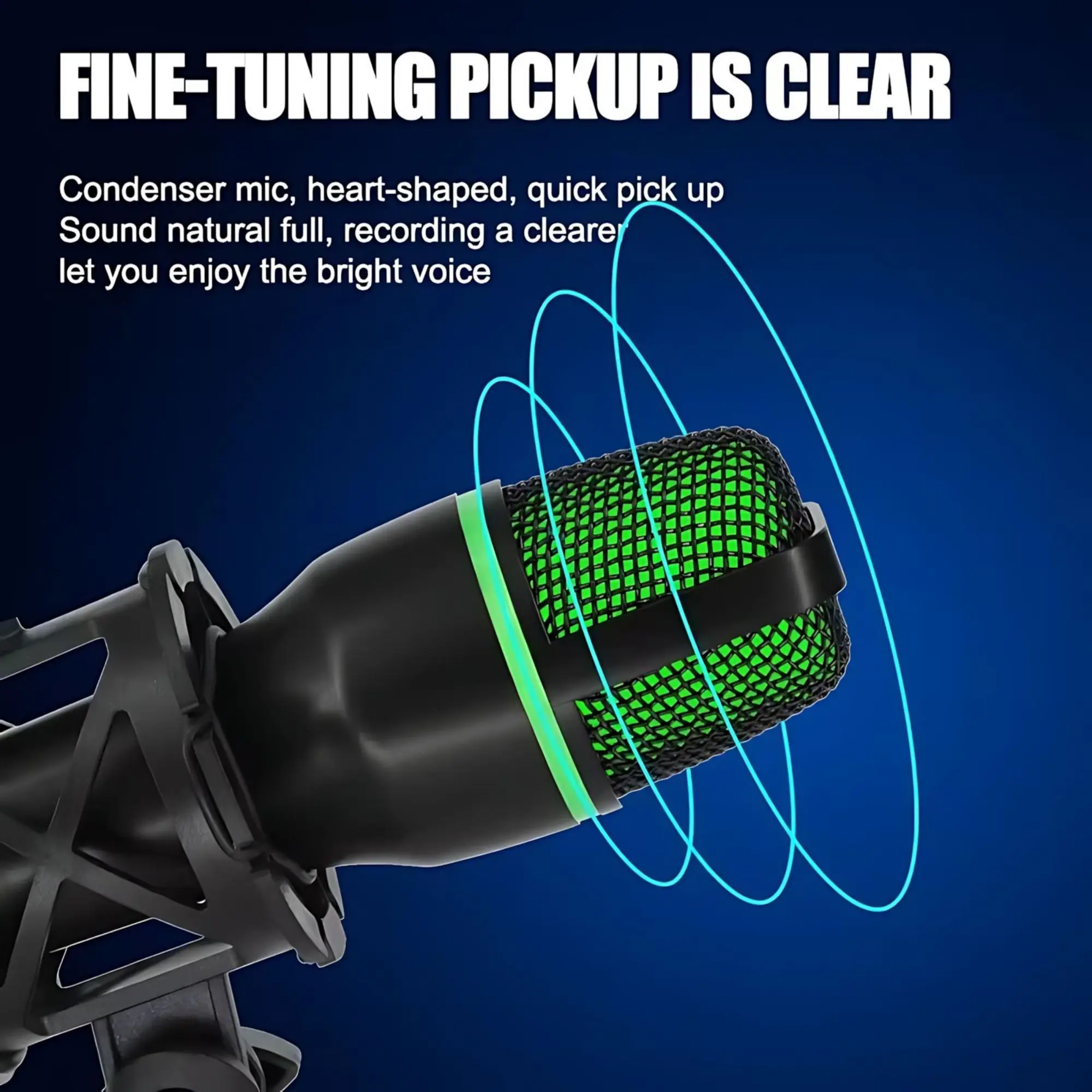 Kit Mikrofon Kondensor Kardioi - Recording Pop Filter ulasan dan harga