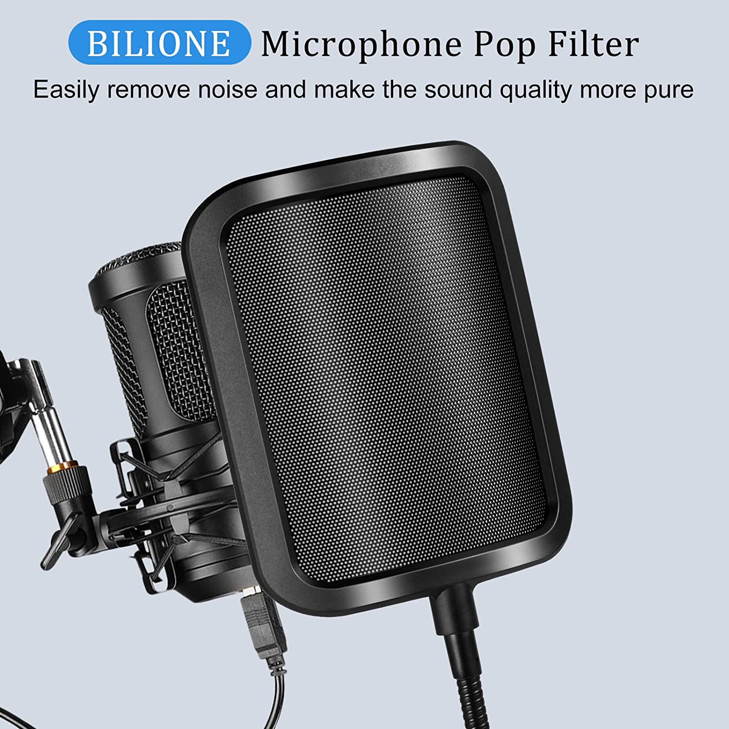 Mikrofon Universal Filter Pop  - Recording Pop Filter ulasan dan harga