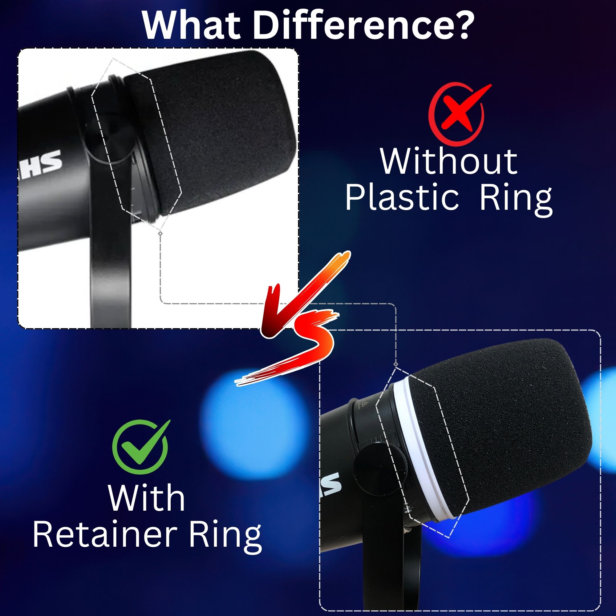 Penutup Mikrofon Busa dengan C - Recording Pop Filter ulasan dan harga