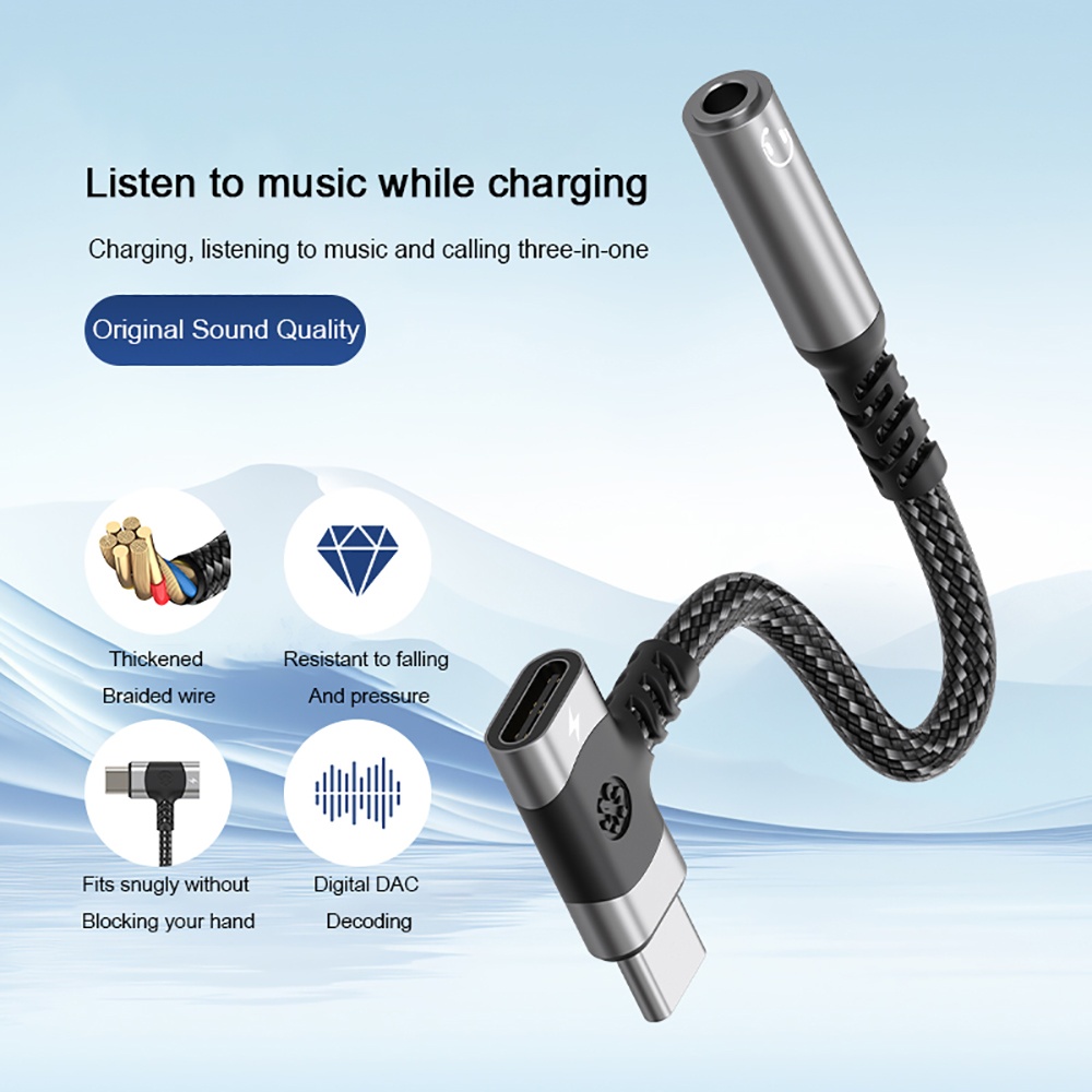 Adaptor Splitter USB C OTG 2 I - Audio Music Splitter ulasan dan harga